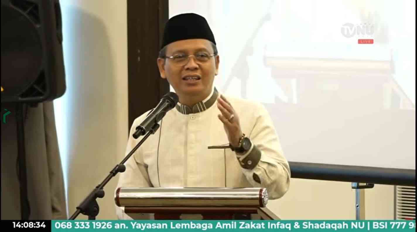 Memahat Arah Abad Kedua, Ikhtiar PBNU Menyusun Peta Jalan 2027-2052 Prof. Ahmad koordinator acara sekaligus perwakilan PBNU