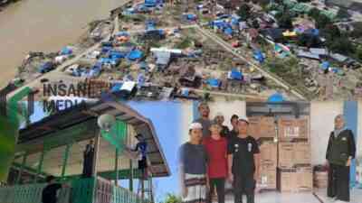 Relawan NU Peduli Kabupaten Blitar di Aceh Tamiang