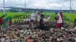 URC PUPR Kabupaten Blitar Kembali Tangani Jembatan Rusak di Sawentar, Jalur Dialihkan
