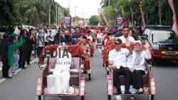Walikota Kediri Serahkan 200 Becak Listrik Bantuan Presiden Prabowo, Dukung Kediri Smart City
