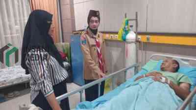 Tersengat Tawon Vespa Petugas Damkar Kota Kediri, Kejang dan Tidak sadarkan Diri, Akibat Tak Pakai Alat Pelindung 