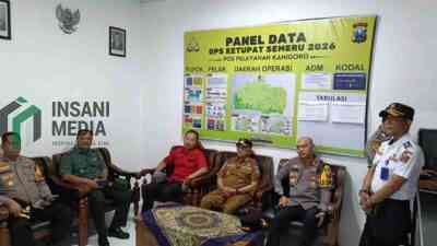 Kapolres dan Bupati Blitar Tinjau Kesiapan Pos Pengamanan Lebaran idul Fitri 2026