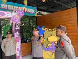 Kapolres Blitar Tinjau Pengamanan Wisata saat Libur Lebaran