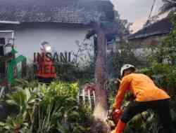 Hujan dan Angin Kencang Rusak Rumah Warga di Gandusari, Blitar