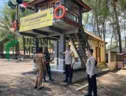 Polisi Blitar Intensifkan Patroli Wisata Pantai Serang Usai Lebaran