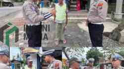 Satlantas Polres Blitar Mensosialisasikan Keselamatan Lalu Lintas pada Sukarelawan Pengatur Lalu Lintas