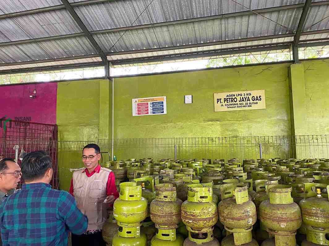 Sidak LPG 3 Kg di Kota Blitar Pangkalan Jual Sesuai HET