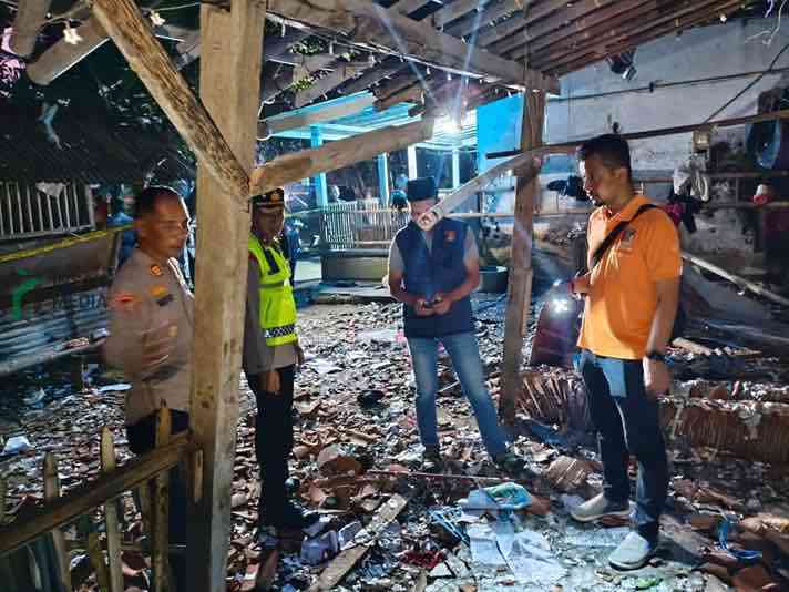 Suasana Rumah Korban Ledakan Mercon di Kabupaten Purworejo Jawa Tengah