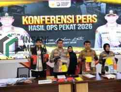 Operasi Pekat Semeru 2026, Polres Kediri Kota Ungkap 25 Kasus Kriminal