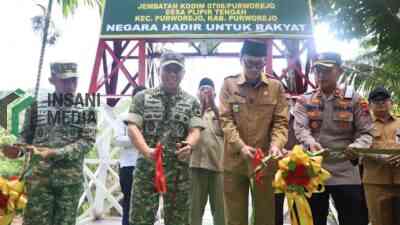 Jembatan Gantung Garuda di Plipir Purworejo Resmi Dibuka, Akses Warga Kini Lebih Mudah