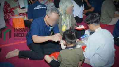 Warga Binaan Lapas Kelas IIB Blitar Buka Bersama Keluarga