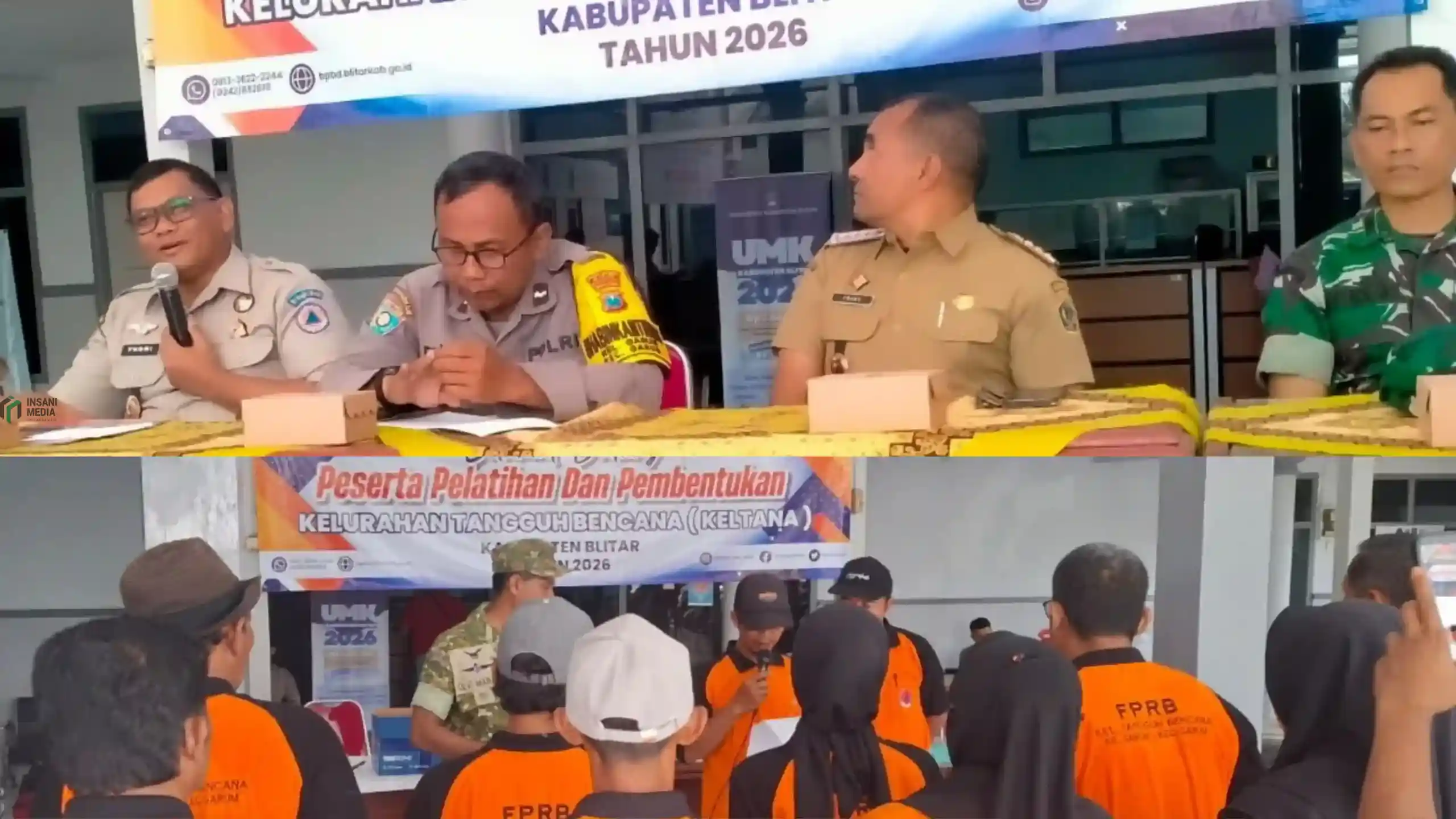 Pembukaan pelatihan dan pengukuhan tim FPRB Kelurahan Garum