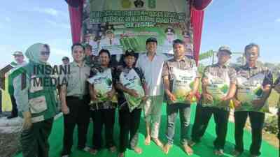 474 kelompok Tani di Kabupaten Blitar Mendapatkan Bantuan Benih Padi