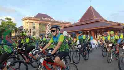 Ada 360 Peserta Nggravel di Kabupaten Blitar