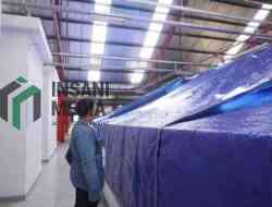 Terpal Atasi Sementara Atap Bocor Pasar Legi