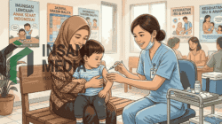 Dinkes Kota Blitar Genjot Imunisasi Campak untuk Ratusan Balita