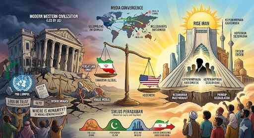 Ilustrasi Hegemoni Dunia Berubah tidak Tersentral di Eropa dan Amerika