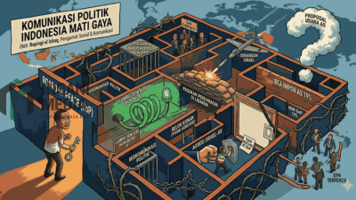 Ilustrasi Politik Mati Gaya Indonesia BoP