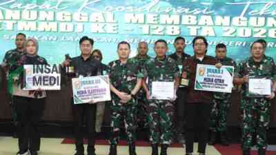 Kodim Kebumen Raih Penghargaan TMMD Nasional