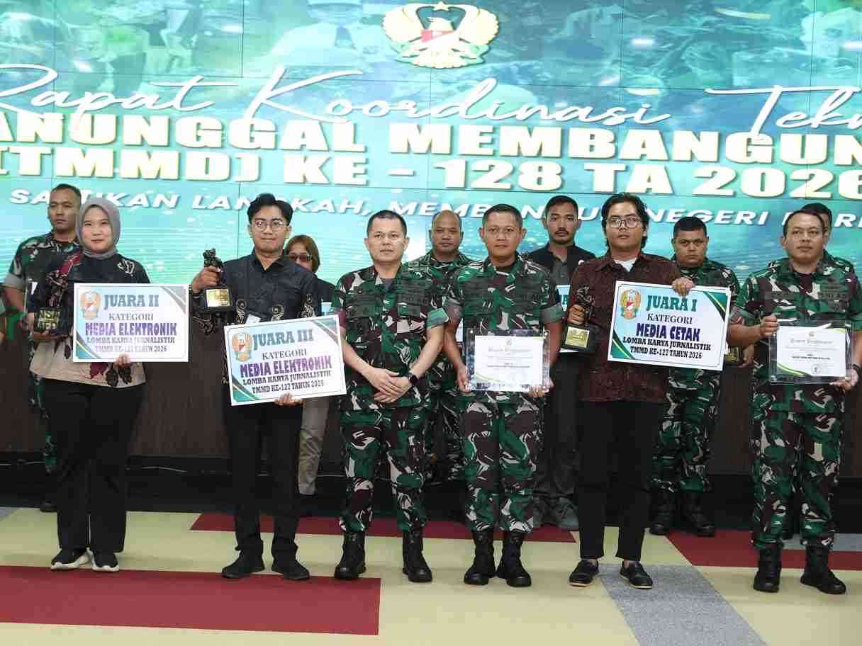 Kodim Kebumen Raih Penghargaan TMMD Nasional