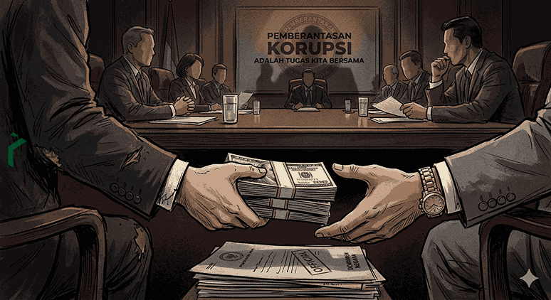 Korupsi Ilustrasi