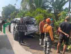 Minibus Tertabrak KA Majapahit di Wlingi, Dua Orang Luka