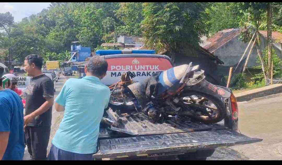 Motor Korban Kecelakaan di Purworejo Jawa Tengah
