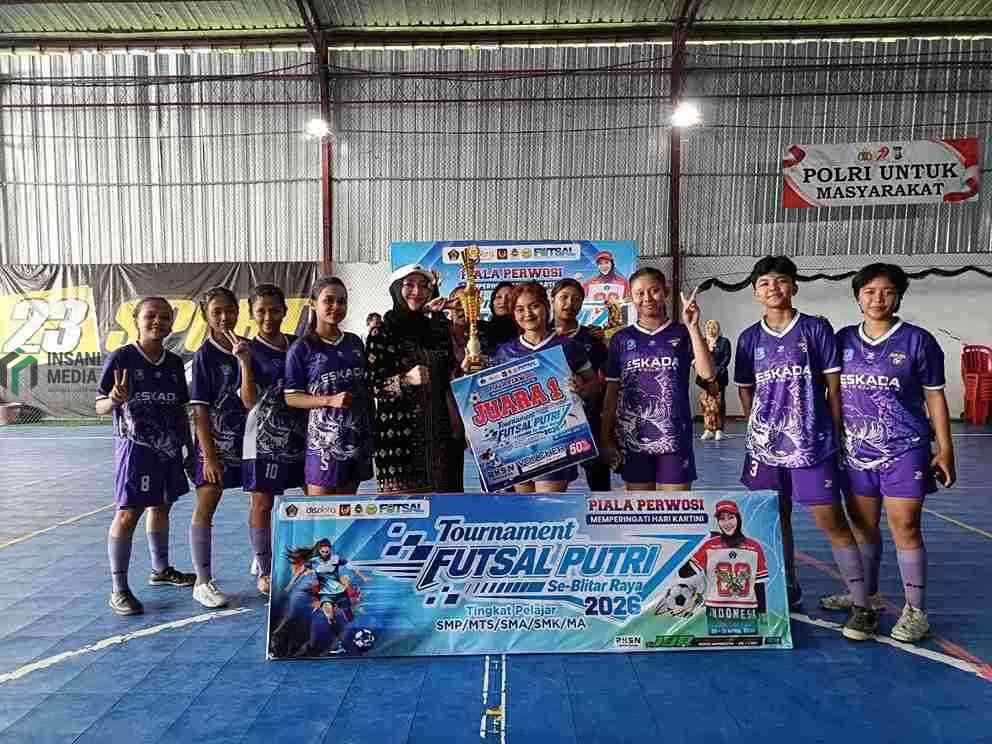 PERWOSI Kabupaten Blitar Gelar Lomba Futsal Putri untuk Peringati Hari Kartini 2026