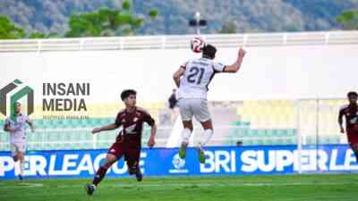 Pemain Persik Kediri saat Menghadapi PSM Makassar di Stadion BJ Habibie