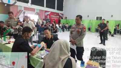 Polres Blitar Gelar Rikkes Berkala, Pastikan Kesehatan Personel