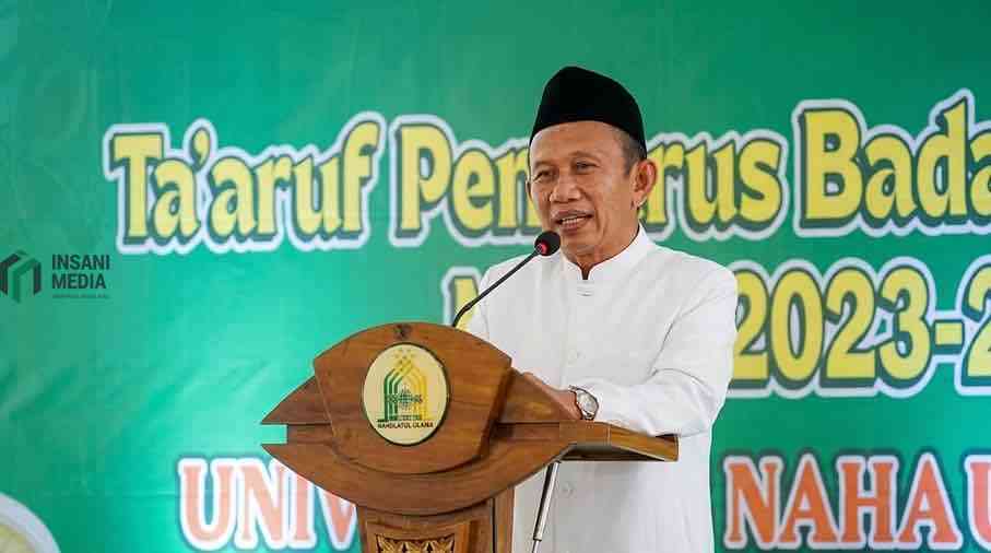 Halal bi Halal BPP UNU Blitar, Menyatukan Visi Menuju "Good University Governance" Rais Syuriah PCNU Kabupaten Blitar KH Muhammad Ardani Ahmad