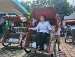 Wawali Blitar Ajak ASN Gunakan Becak Listrik ke Kantor