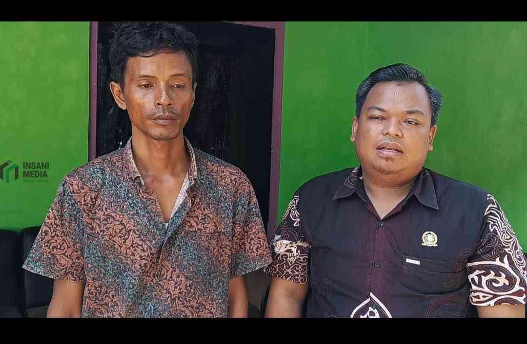 Angga Risetiawan S.H. M.H. kiri dan Keluarga Korban Pembunuhan