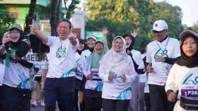 Bupati Kebumen Lilis Nuryani Mengikuti Fun Run PKU Gembong 5K
