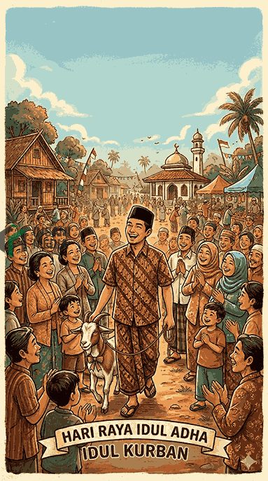 Ilustrasi Hari Raya Idul Adha Idul Kurban