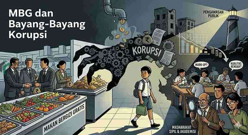 Ilustrasi MBG Korupsi