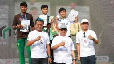 Ketua KONI Kabupaten Blitar Beky Herdihansah saat Menghadiri Blitarian Atletik Open 2026