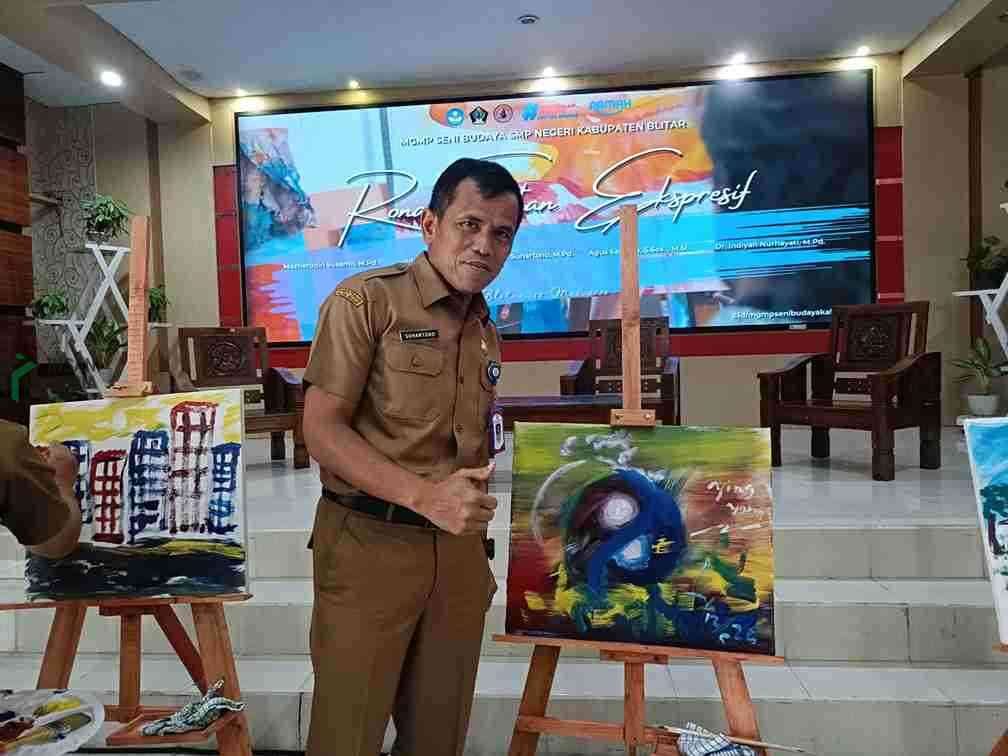 Koordinator Pengawas Dinas Pendidikan Kabupaten Blitar Bambang Dwi Cahyono