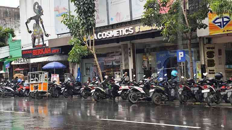 Parkir di Kota Blitar
