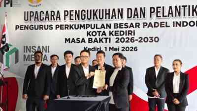 Pelantikan Perkumpulan Besar Padel Indonesia PBPI Kota Kediri