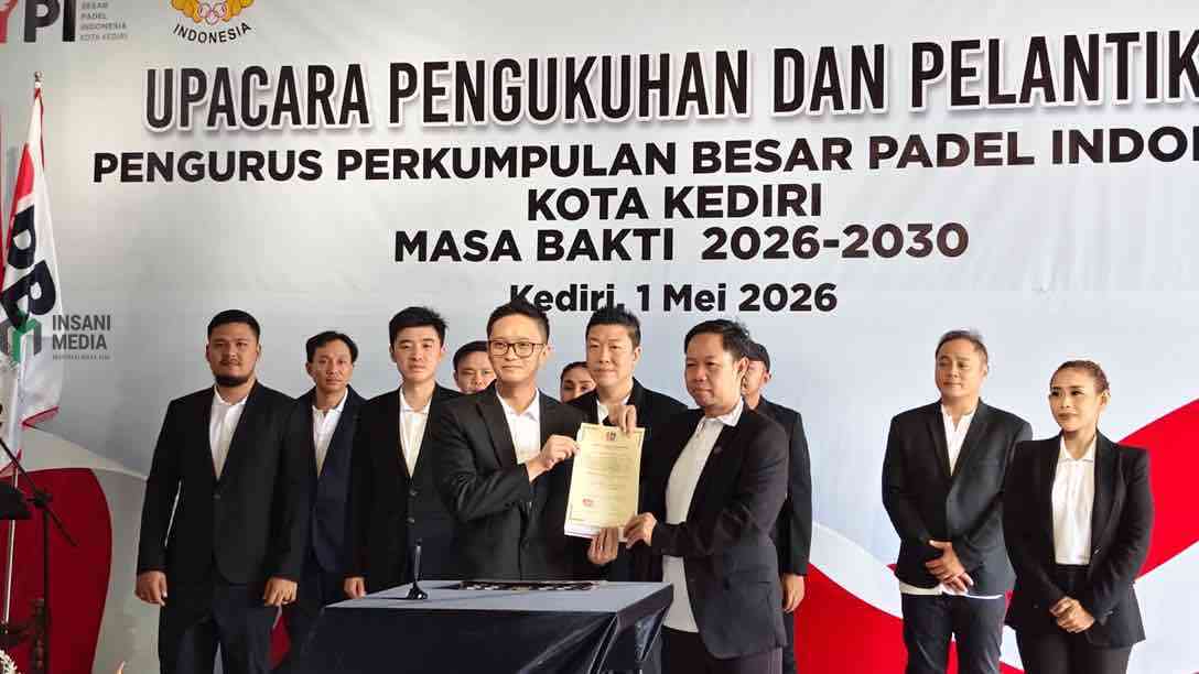 Pelantikan Perkumpulan Besar Padel Indonesia PBPI Kota Kediri