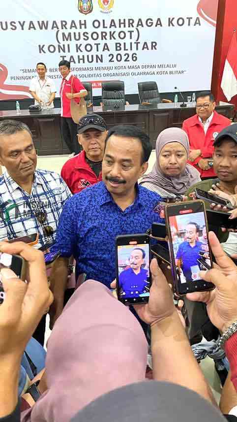 Samanhudi Anwar Ketua KONI Kota Blitar