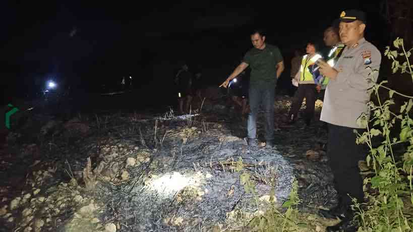 TKP Seorang Lansia Meninggal di Ladang Tebu Desa Ngeni Kecamatan Wonitirto Kabupaten Blitar