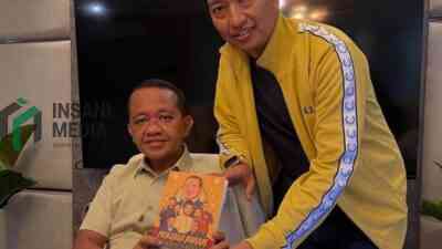 Arief Rosyid saat Bersama Ketua Umum Partai Golkar Bahlil Lahadalia