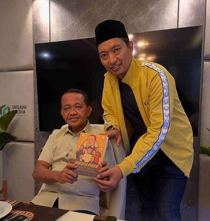 Arief Rosyid saat Bersama Ketua Umum Partai Golkar Bahlil Lahadalia