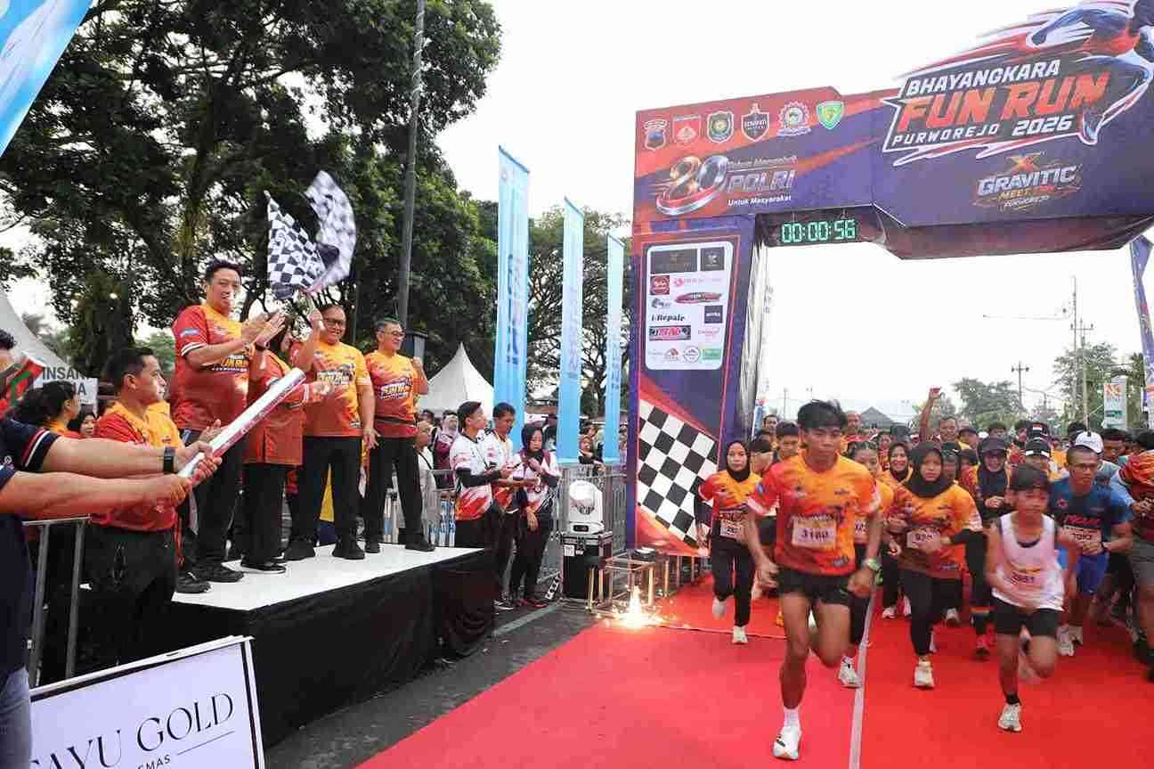 Bhayangkaran FUN RUN 2026 Polres Purworejo