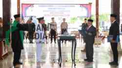 Bupati Blitar Rijanto Melantik Teguh Hariyanto Sebagai Kepala Desa Jambewangi Kecamatan Selopuro