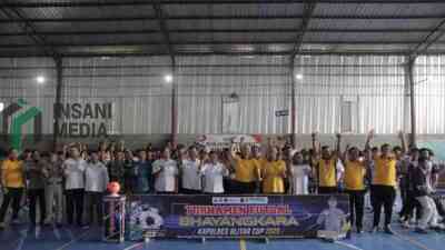 Hut Bhayangkara ke 80 Polres Blitar Buka Turnamen Futsal Kapolres Cup untuk Pelajar