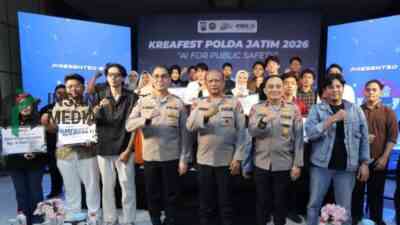 Hari Bhayangkara ke -80 Polda Jatim Dorong Pemanfaatan AI untuk Keamanan Publik Melalui KREAFEST 2026