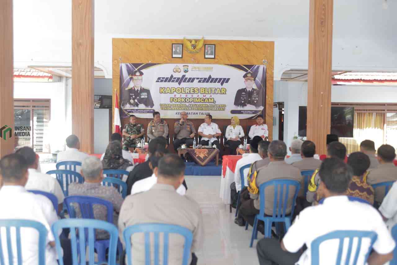 Kapolres Blitar AKBP Rivanda S.I.K. bersama Wakapolres dan para Pejabat Utama PJU Polres Blitar melaksanakan kunjungan kerja ke sejumlah Polsek jajaran di wilayah hukum Polres Blitar